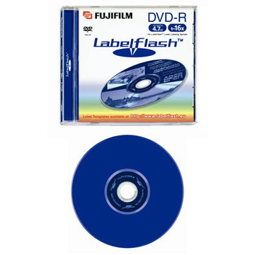 Диск DVD-R Fujifilm Jewel Case 5шт (4.7GB, 16x, Labelflash)