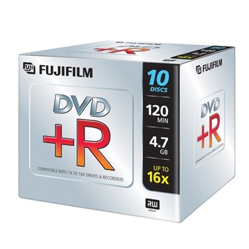 Диск DVD-R Fujifilm Slim Case 10шт (4.7GB, 16x)
