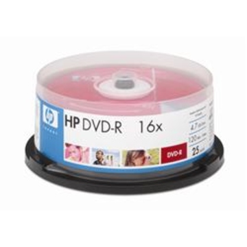 Диск DVD-R HP Spindle 25шт (4.7GB, 16x)