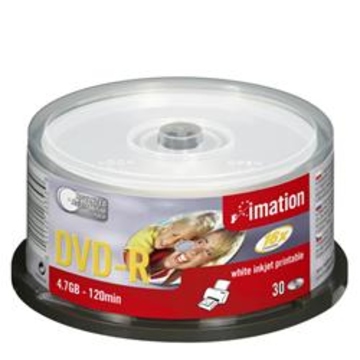 Диск DVD-R Imation Cake Box 30шт (4.7GB, 16x, Printable)