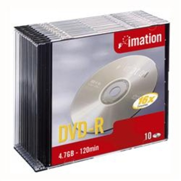 Диск DVD-R Imation Slim Case 10шт (4.7GB, 16x)