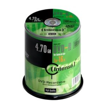 Диск DVD-R Intenso Cake Box 100шт (4.7GB, 16x)