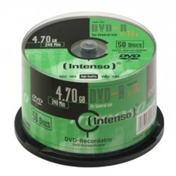 Диск DVD-R Intenso Cake Box 50шт (4.7GB, 16x)