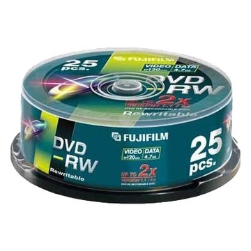 DVD-RW Fujifilm Cake Box 25шт (4.7GB, 2x)