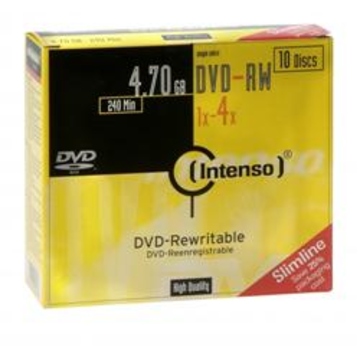 DVD-RW Intenso Slim Case 10шт (4.7GB, 4x)
