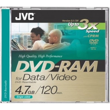 DVD-RW JVC Jewel Case 10шт (4.7GB, 2x)
