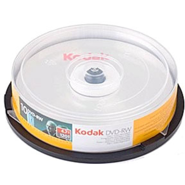 DVD-RW Kodak Cake Box 10шт (4.7GB, 4x)