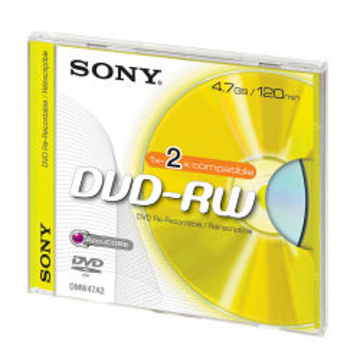 DVD-RW Sony Jewel Case 10шт (4.7GB, 2x)