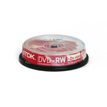 DVD-RW TDK Cake Box 10шт (4.7GB, 2x)