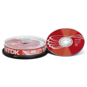 DVD-RW TDK Cake Box 10шт (4.7GB, 6x)