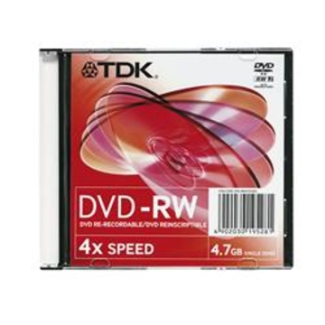 DVD-RW TDK Slim Case 20шт (4.7GB, 4x)