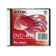 DVD-RW TDK Slim Case 20шт (4.7GB, 4x)