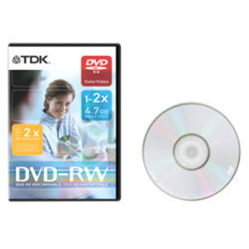 DVD-RW TDK Video Box 5шт (4.7GB, 2x, Scratch Proof)