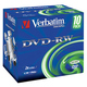 DVD-RW Verbatim Jewel Case 10шт (4.7GB, 2x, 43299)