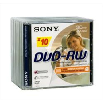 Диск miniDVD-RW Sony Slim Case 10шт (двусторонний)