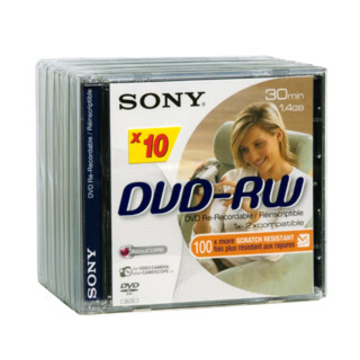miniDVD-RW Sony Slim Case Blister 1шт (1.4GB, 30мин)