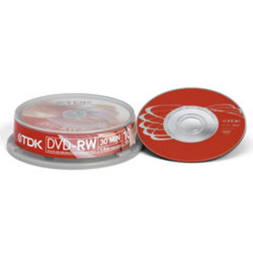 miniDVD-RW TDK Cake Box 10шт. (1.4GB, 2x)