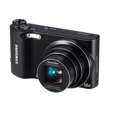 Цифровой фотоаппарат Samsung WB150F Black (14.2Mp, Zoom 18x, 3.0"LCD, Wi-Fi, HD видео, OIS, ISO4800, Li-ion)