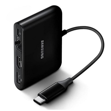 Адаптер Samsung EE-P5000B USB Type-C Black (USB Type-C - HDMI, RJ-45, USB Type C, USB 3.0 Type-A)