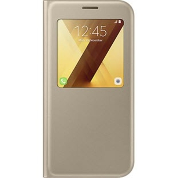 Чехол Samsung S-View Cover EF-CA720P Gold (для Samsung SM-A720 Galaxy A7 2017)