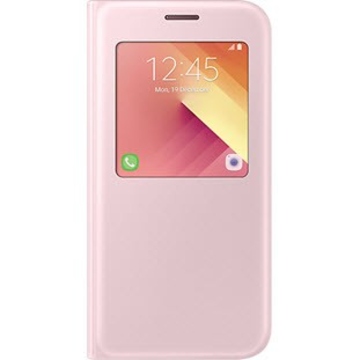 Чехол Samsung S-View Cover EF-CA720P Pink (для Samsung SM-A720 Galaxy A7 2017)
