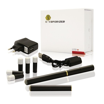 Электронная сигарета E-Cigarette 401 (2 шт. в комплекте, аромат Hilton, 6 картриджей-мундштуков уровня high)