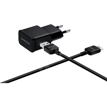 Зарядное устройство Samsung EP-TA12E Black (USB, кабель USB-microUSB_3.0, 2A)
