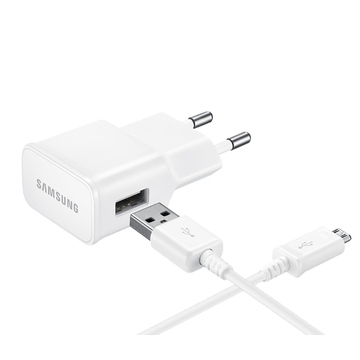 Зарядное устройство Samsung EP-TA20E White (USB, кабель USB-microUSB_2.0, 2A)