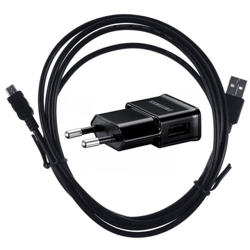Зарядное устройство Samsung ETA0U80EBEGSTD (USB, кабель USB-microUSB, 1A)