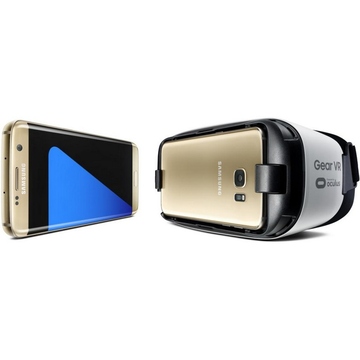 Samsung SM-G935F Galaxy S7 Edge 32GB Dual Gold + Очки виртуальной реальности Samsung Gear VR