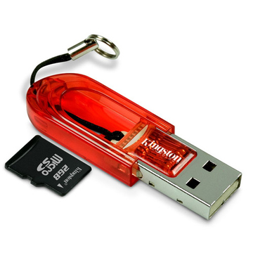 Card reader Kingston Red (на MicroSD)