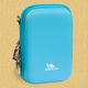 Сумка для фотоаппаратов RivaCase 7103 Digital Case Shallow Blue (newspaper, PU, полиуретан, 10x6.5x2.5см)