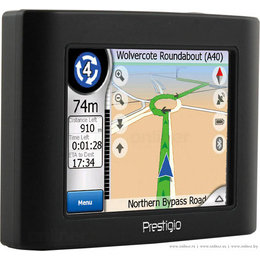GPS-навигатор Prestigio Geovision 350 (Atlas II 300, 16 каналов, экран 3.5", 300Mhz, 256MB, MP3/Video, детализированные карты РФ)