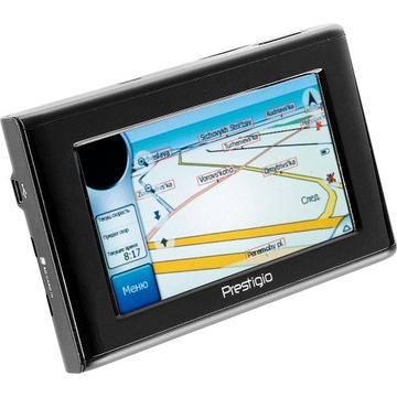 GPS-навигатор Prestigio Geovision 430 (SiRF Star III, 20 каналов, экран 4.3", 400Mhz, 1GB, MP3/Video карты РФ, Европа)