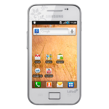 Samsung S5830 Galaxy Ace White La Fleur
