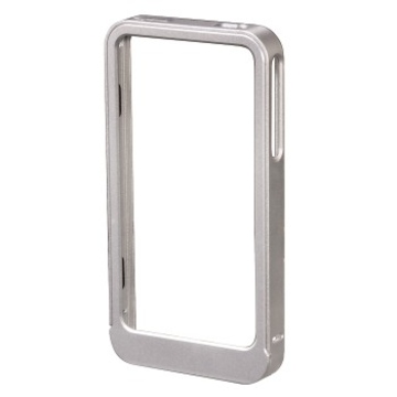 Бампер Hama Alu Edge Protector Silver (для iPhone 4/4S, доступ ко всем кнопкам, аллюминий, H-104524)