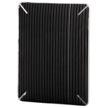 Наклейка защитная Hama Pinstripe Black (для корпуса iPad, 9.7", самоклеящаяся, черная в полоску, H-106308)