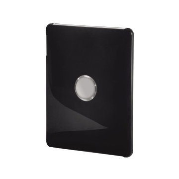 Футляр Hama (для iPad, защита передней и задней поверхностей, поликарбонат, прозрачный+черный, H-106370)