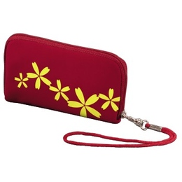 Чехол Hama Zipper Red Yellow (для моб. телефонов, 13x60x105, на молнии, съемный ремешок для руки, велюр)