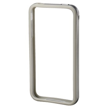 Бампер Hama Edge Protector Silver (для iPhone 4/4S, пластик, доступ ко всем кнопкам, H-106762)