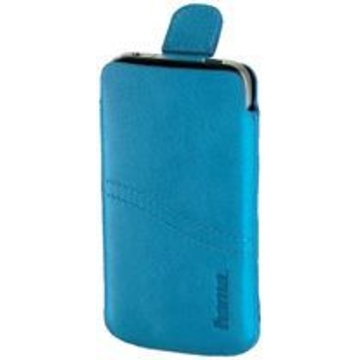 Чехол Hama Blue (для iPhone 4/4S, кожа, язычок для извлечения, H-107104)