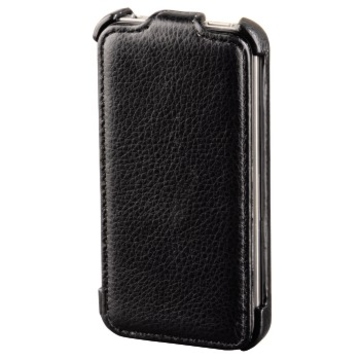 Чехол Hama Flap Case Black (для iPhone4, кожа, H-107110)