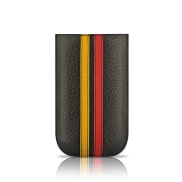 Футляр Hama Stripe Yellow Black Red (для iPhone4, пластик)