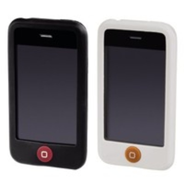 Футляр Hama Skin Black&White (для iPhone3G/3GS, силикон, набор 2 шт)