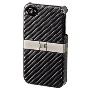 Футляр Hama Stand Black (для iPhone4, пластик, с подставкой, H-107152)