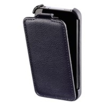 iPhone4 Чехол кожаный Hama Flap Case Blue (кожа)