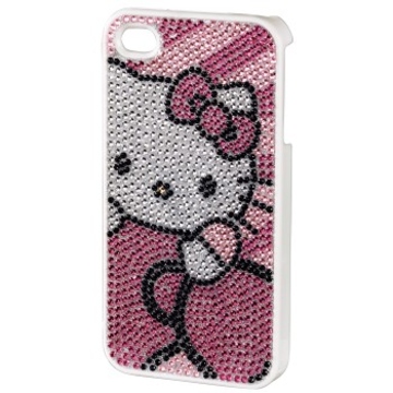 Футляр Hama Hello Kitty Pink (для iPhone4/4S, пластик, стразы, H-107320)