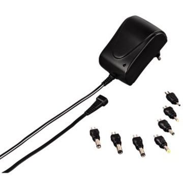 Зарядное устройство Hama H-108384 Black (универсальный, 1500 mA, 100-240V, 3.0/4.5/5.0/6.0/7.5/9.0/12 V)