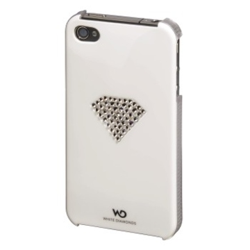 Футляр Hama Rainbow White (для iPhone4/4S, украшен кристаллами Swarowski, White Diamonds, пластик, H-108518)