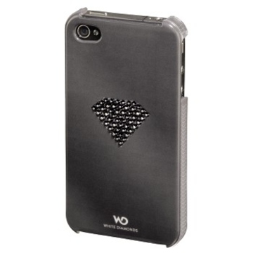 Футляр Hama Rainbow Black (для iPhone4/4S, украшен кристаллами Swarowski, White Diamonds, пластик, H-108519)